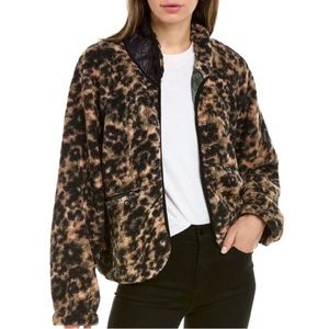 Calme by Johnny Was Printed Fleece Jacket Sz Small -NWT